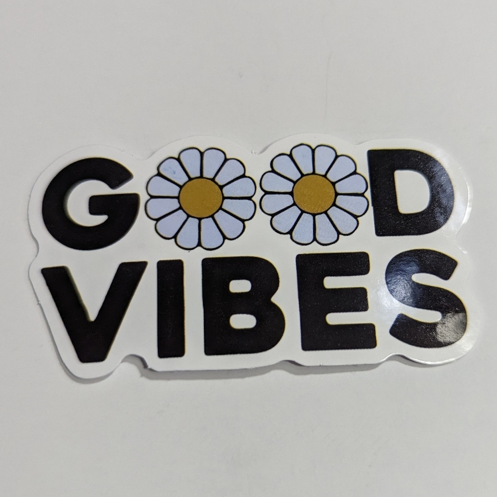 Good Vibes daisy Sticker